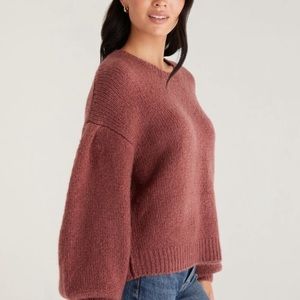 Z Supply Kersa Sweater, Plum S